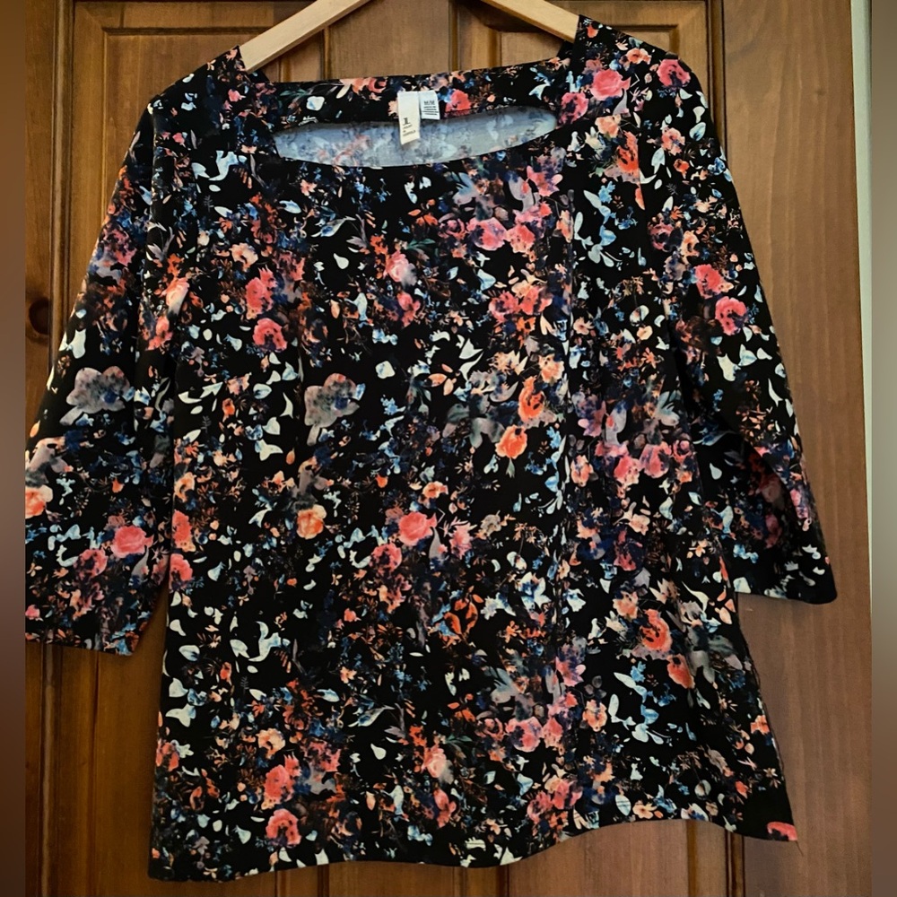 Jules & Leopold 3/4 sleeves top